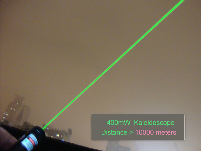 Powerful Brand New 400mw Green Laser Pointer with Kaleidoscope